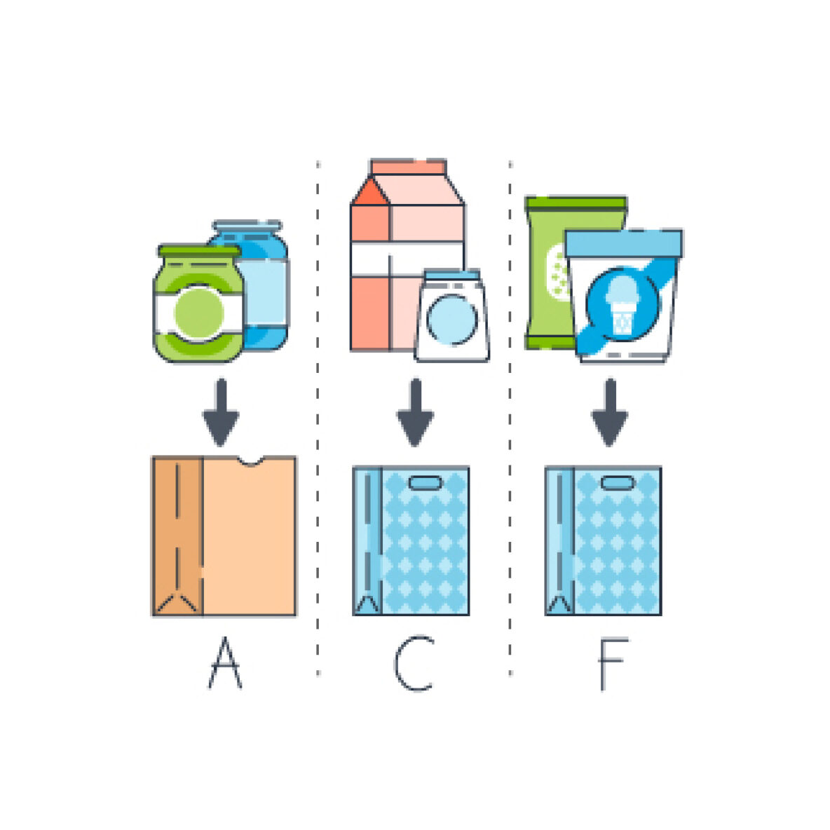 Whole Foods Icon Illustrations